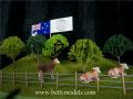 مزرعة المواشي أستراليا المشهد مقياس نماذج 