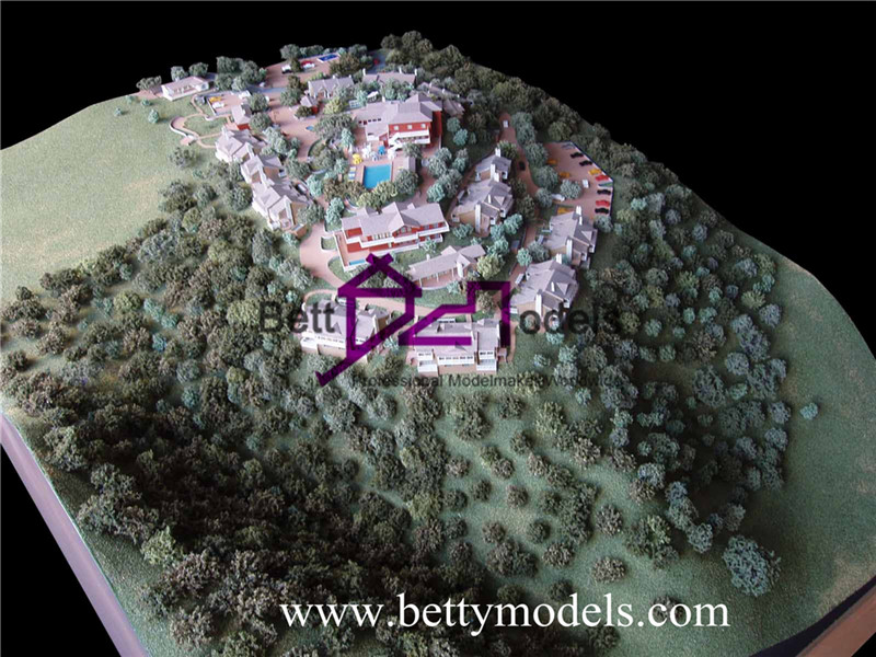 architectural topography models