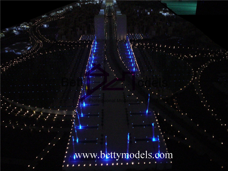 Makkah illuminated architectural models