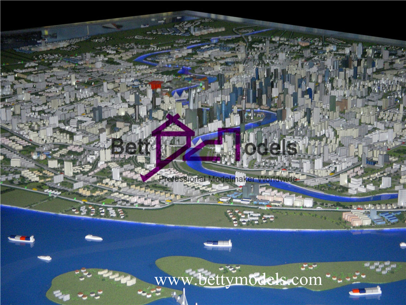 Shanghai city planning models