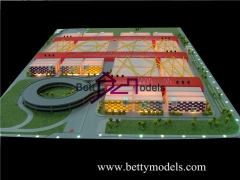 Industry zone scale model