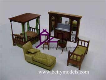 3D interior rosewood furniture models