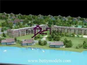 Beachfront architectural villa models