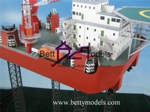 Industrial model of drilling platform model