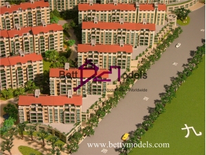 Beijing apartment residential scale models