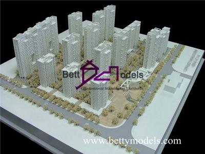 Turkmenistan apartment building scale models