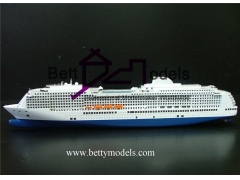 Nigeria cruise ship scale model