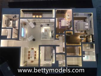 Three-bedroom apartment Interior Models